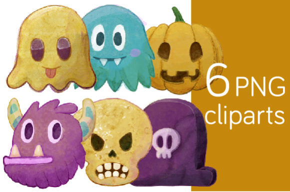 6 Spooky Halloween Cliparts – Illustrations That Bring Seasonal Charm to Local Branding