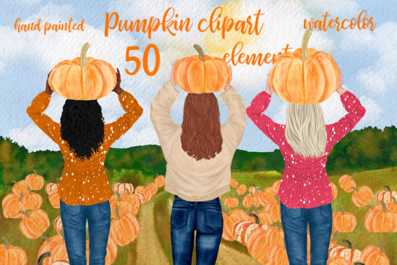 Autumn Clipart Pumpkin Patch Fall: Illustrations That Bring Seasonal Charm to Design Projects