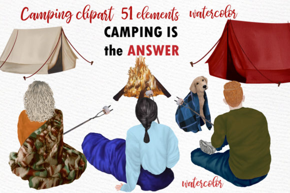 Camping Clipart for Creative Sellers: A Practical Review for Etsy, Canva, and Print-on-Demand Shops