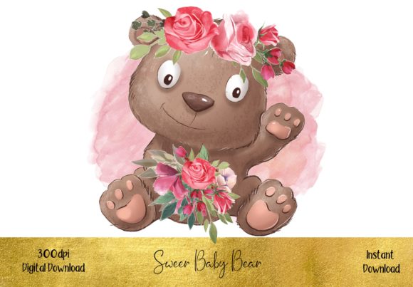 Cute Little Baby Bear Illustrations for Digital Sellers