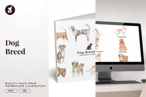 Dog Breed Set11: Fresh Illustrations for Pet Blogs & Content Publishers