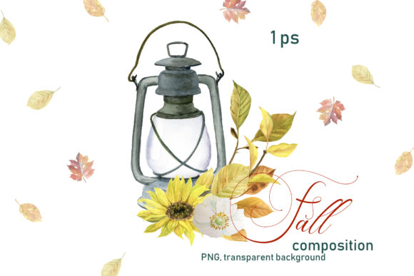 Fall Lantern Clipart: Seasonal Illustrations for Cozy Branding and Festive Packaging