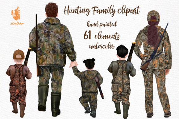 Hunters Family Clipart: A Practical Crafter’s Review for Cricut, Sticker, and Handmade Product Use