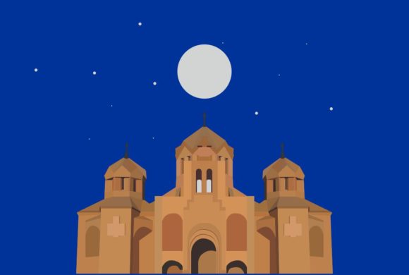 Old Armenia Church Illustrations: A Thoughtful Design Asset for Local Branding and Packaging