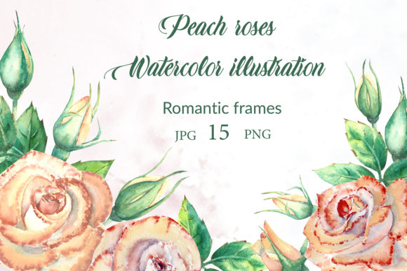 Peach Roses: A Romantic Frame for Real Embroidery Projects
