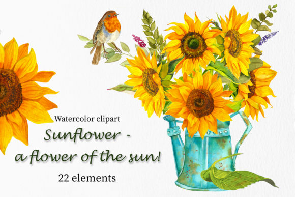 Sunflower - A Bright Embroidery Design for Real Projects